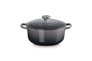 Le Creuset Brytfanna Okrągła 20 cm Flint, Kolekcja Signature 21177204442430