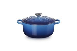 Le Creuset Brytfanna Okrągła 20cm Azure Kolekcja Signature 21177202202430