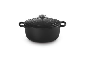 Le Creuset Brytfanna Okrągła 20cm Czarny Mat Signature 21177200000430