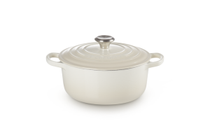 Le Creuset Brytfanna Okrągła 20cm Meringue Signature 21177207164430
