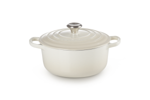 Le Creuset Brytfanna Okrągła 22cm Meringue Signature 21177227164430