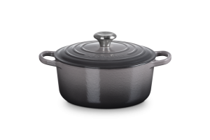 Le Creuset Brytfanna Okrągła 24 cm Flint, Kolekcja Signature 21177244442430