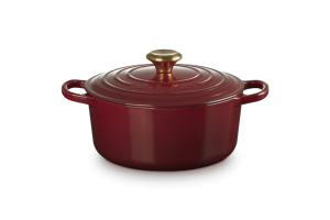 Le Creuset Brytfanna Okrągła 24 cm Garnet Signature 21177249494441