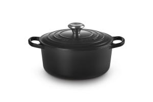 Le Creuset Brytfanna Okrągła 24cm Czarny Mat Signature 21177240000430