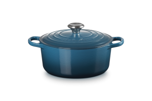 Le Creuset Brytfanna Okrągła 24cm Deep Teal Signature 21177246422430