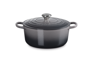 Le Creuset Brytfanna Okrągła 26 cm Flint, Kolekcja Signature 21177264442430