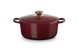 Le Creuset Brytfanna Okrągła 26 cm Garnet, Kolekcja Signature 21177269494441