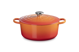 Le Creuset Brytfanna Okrągła 26 cm Płomienny, Kolekcja Signature 21177260902430