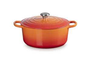 Le Creuset Brytfanna Okrągła 28 cm Płomienny, Kolekcja Signature 21177280902430