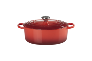 Le Creuset Brytfanna Owalna 27 cm Wiśniowa Signature 21178270602430