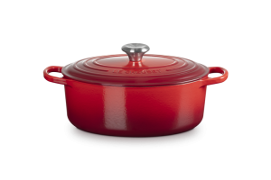 Le Creuset Brytfanna Owalna 29 cm Wiśniowa Signature 21178290602430
