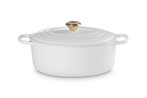 Le Creuset Brytfanna Owalna 31 cm Biała 21178310101441