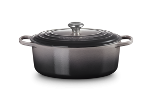 Le Creuset Brytfanna Owalna 31 cm Flint, Kolekcja Signature 21178314442430