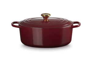 Le Creuset Brytfanna Owalna 31 cm Garnet, Kolekcja Signature 21178319494441