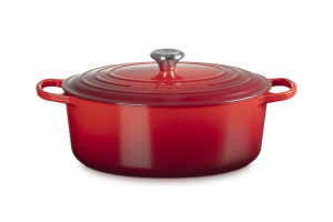 Le Creuset Brytfanna Owalna 33 cm Wiśniowa Signature 21178330602430
