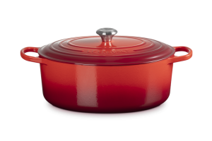 Le Creuset Brytfanna Owalna 35 cm Wiśniowa, Emaliowane Żeliwo 21178350602430