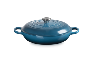 Le Creuset Garnek Żeliwny Gourmet 30cm Deep Teal 21180306422430
