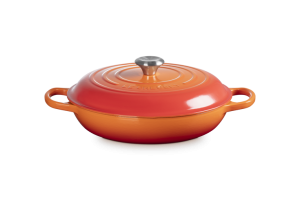 Le Creuset Garnek Żeliwny Gourmet 30cm Płomienny 21180300902430