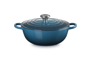 Le Creuset Garnek Żeliwny Signature 26 cm Deep Teal 21114266420430