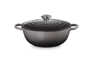Le Creuset Garnek Żeliwny Signature 26 cm Flint 21114264440430