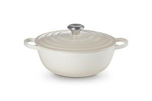 Le Creuset Garnek Żeliwny Signature 26 cm Meringue 21114267160430