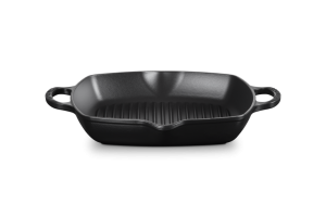 Le Creuset Głęboka Patelnia Grillowa Żeliwna 30cm Czarny Mat 20200300000422