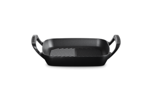 Le Creuset Kwadratowa Patelnia Grillowa 26 cm Czarny Matt 20275260000005