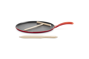 Le Creuset Patelnia do Naleśników 27 cm Żeliwo Tradition Wiśniowy 20136270600460