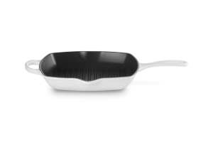 Le Creuset Patelnia Grillowa Kwadratowa 26 cm Biała 20183260100422
