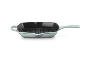 Le Creuset Patelnia Grillowa Żeliwna 26cm z Dwoma Uchwytem Sea Salt 20183267170422