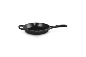 Le Creuset Patelnie Żeliwna 16cm Czarny Mat Kolekcja Signature 20182160000422