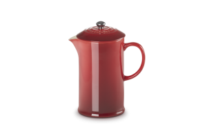 Le Creuset Zaparzacz do kawy wiśniowy z kamionki, 1L 91028200060000