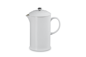 Le Creuset Zaparzacz do kawy z kamionki, biały, pojemność 1L 91028200010000