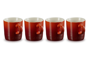 Le Creuset Zestaw 4 Kubków Wiśniowych 350 ml 79113350600000