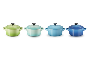 Le Creuset ZESTAW 4 MINI COCOTTE SEA BREEZE 10CM 79212105139100