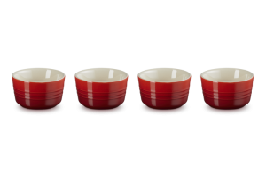 Le Creuset ZESTAW 4 MINI FOREMEK 8CM WIŚNIOWY 79109100600000