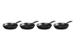 Le Creuset ZESTAW 4 MINI PATELNI 16 CM CZARNY MATT 20505160000425