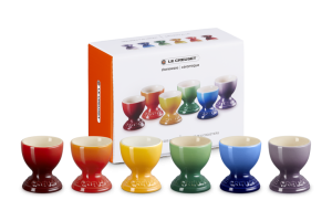 Le Creuset ZESTAW 6 KIELISZKÓW NA JAJKO RAINBOW 79067005219030