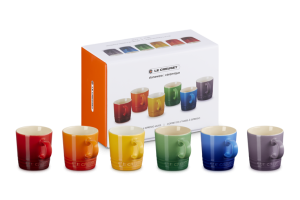 Le Creuset ZESTAW 6 KUBKÓW 100ML RAINBOW 79114105219030