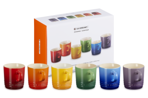 Le Creuset ZESTAW 6 KUBKÓW 200ML RAINBOW 79114205219030