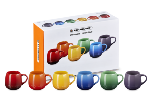 Le Creuset ZESTAW 6 KUBKÓW 320 ML COUPE RAINBOW 89178005219003