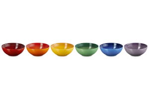 Le Creuset ZESTAW 6 MISEK DO MUSLI RAINBOW 79286165218006