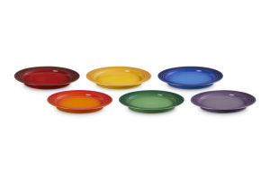 Le Creuset ZESTAW 6 TALERZY MAŁYCH 22 CM RAINBOW 79285225218006