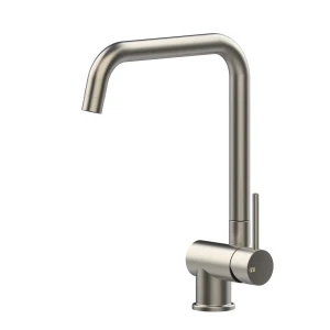 GESSI OXYGENE Bateria, obrotowa wylewka, Finox (Nikiel szczotk.)