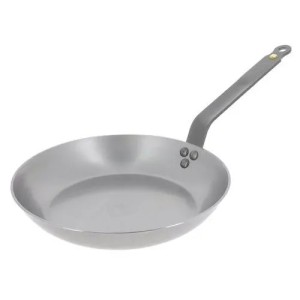 Patelnia stalowa 24 cm do indukcji grillowania smażenia Mineral B de Buyer