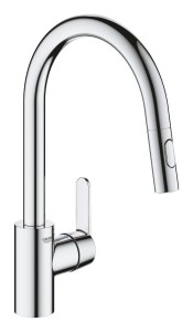 Grohe Get jednouchwytowa bateria kuchenna C-spout Dual Spray 31484001