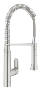 Grohe K7 Jednouchwytowa bateria zlewozmywakowa stal nierdzewna 31379DC0