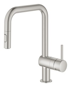 Grohe Minta Jednouchwytowa bateria zlewozmywakowa stal nierdzewna 32322DC2