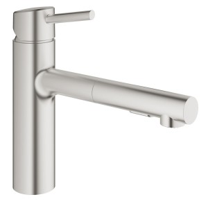 Grohe Concetto bateria kuchenna, zlewozmywakowa steel 30273DC1