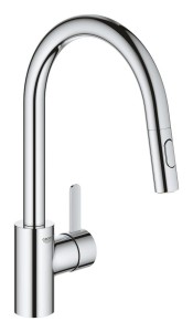 Grohe Eurosmart Cosmopolitan bateria kuchenna wyciągana chrom 31481001